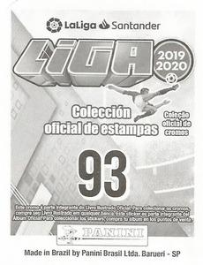 2019-20 Panini LaLiga Santander Stickers (Brazil) #93 Karim Benzema Back