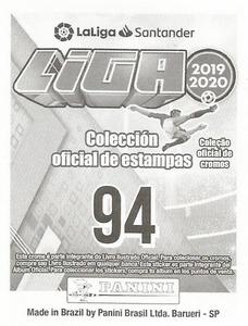 2019-20 Panini LaLiga Santander Stickers (Brazil) #94 Vinicius Junior Back