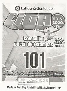 2019-20 Panini LaLiga Santander Stickers (Brazil) #101 Thibaut Courtois Back