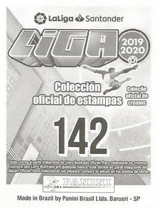 2019-20 Panini LaLiga Santander Stickers (Brazil) #142 Ezequiel Garay Back