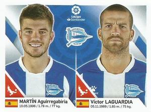 2019-20 Panini LaLiga Santander Stickers (Brazil) #154 Martin Aguirregabiria / Victor Laguardia Front