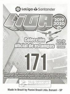 2019-20 Panini LaLiga Santander Stickers (Brazil) #171 Ruben Blanco Back