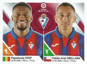 2019-20 Panini LaLiga Santander Stickers (Brazil) #181 Papakouly Diop / Fabian Areil Orellana Front