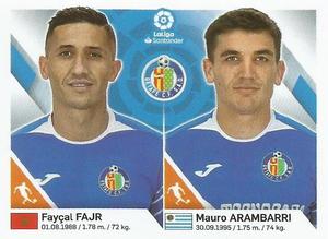 2019-20 Panini LaLiga Santander Stickers (Brazil) #192 Faycal Fajr / Mauro Arambarri Front