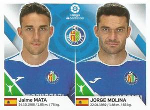 2019-20 Panini LaLiga Santander Stickers (Brazil) #194 Jaime Mata / Jorge Molina Front