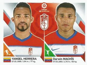 2019-20 Panini LaLiga Santander Stickers (Brazil) #199 Yangel Herrera / Darwin Machis Front