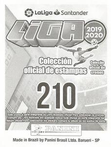 2019-20 Panini LaLiga Santander Stickers (Brazil) #210 Jose Angel Campana / Nikola Vukcevic Back