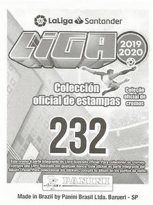 2019-20 Panini LaLiga Santander Stickers (Brazil) #232 Jesus Navas / Daniel Carrico Back