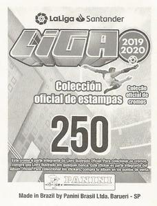 2019-20 Panini LaLiga Santander Stickers (Brazil) #250 Diego Lopez Back