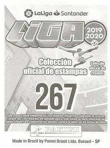 2019-20 Panini LaLiga Santander Stickers (Brazil) #267 Nacho Monreal Back