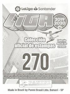 2019-20 Panini LaLiga Santander Stickers (Brazil) #270 Yangel Herrera Back