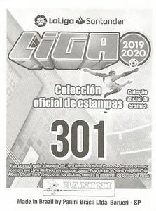 2019-20 Panini LaLiga Santander Stickers (Brazil) #301 Matias Vargas Back