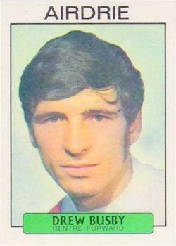 1971-72 A&BC Footballers (Scottish, Purple backs) #4 Drew Busby Front