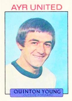 1971-72 A&BC Footballers (Scottish, Purple backs) #6 Quinton Young Front
