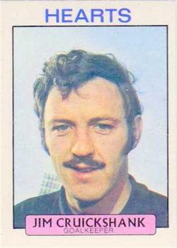 1971-72 A&BC Footballers (Scottish, Purple backs) #7 Jim Cruickshank Front