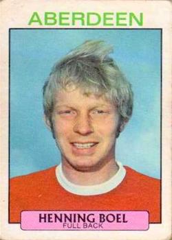 1971-72 A&BC Footballers (Scottish, Purple backs) #78 Henning Boel Front