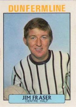 1971-72 A&BC Footballers (Scottish, Purple backs) #79 Jim Fraser Front