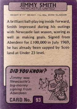 1971-72 A&BC Footballers (Scottish, Purple backs) #93 Jimmy Smith Back