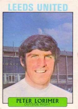 1971-72 A&BC Footballers (Scottish, Purple backs) #103 Peter Lorimer Front