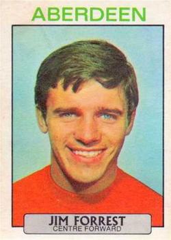 1971-72 A&BC Footballers (Scottish, Purple backs) #121 Jim Forrest Front