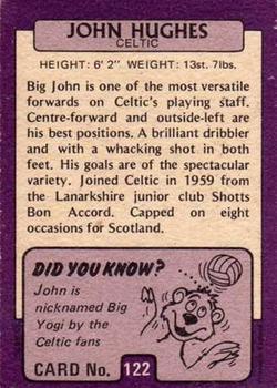 1971-72 A&BC Footballers (Scottish, Purple backs) #122 John Hughes Back