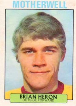 1971-72 A&BC Footballers (Scottish, Purple backs) #130 Brian Heron Front