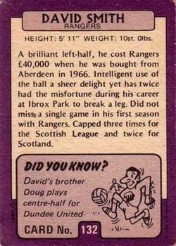 1971-72 A&BC Footballers (Scottish, Purple backs) #132 David Smith Back