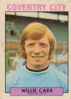 1971-72 A&BC Footballers (Scottish, Purple backs) #140 Willie Carr Front