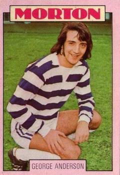 1973-74 A&BC Footballers (Scottish, Red backs) #25 George Anderson Front