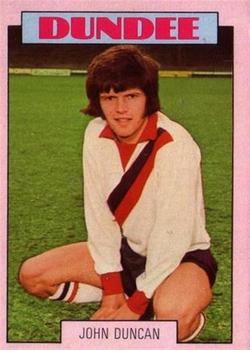 1973-74 A&BC Footballers (Scottish, Red backs) #27 John Duncan Front