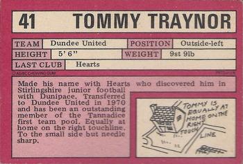 1973-74 A&BC Footballers (Scottish, Red backs) #41 Tommy Traynor Back