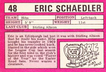 1973-74 A&BC Footballers (Scottish, Red backs) #48 Erich Schaedler Back