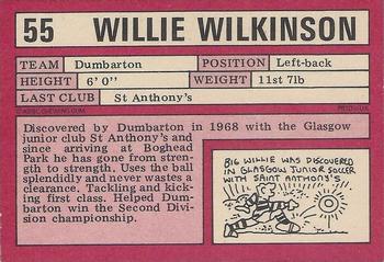 1973-74 A&BC Footballers (Scottish, Red backs) #55 Willie Wilkinson Back