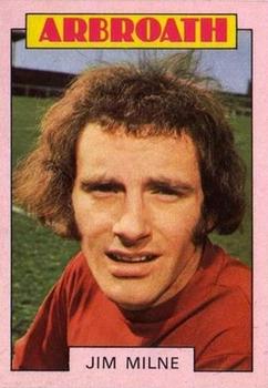 1973-74 A&BC Footballers (Scottish, Red backs) #70 Jim Milne Front