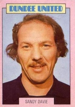 1973-74 A&BC Footballers (Scottish, Red backs) #77 Sandy Davie Front