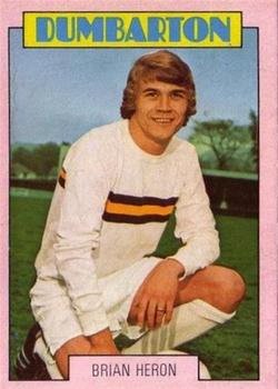 1973-74 A&BC Footballers (Scottish, Red backs) #81 Brian Heron Front