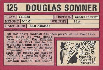 1973-74 A&BC Footballers (Scottish, Red backs) #125 Douglas Somner Back