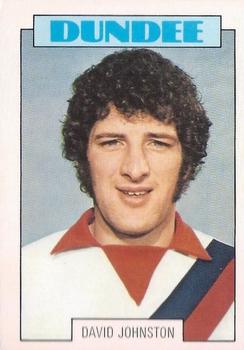 1973-74 A&BC Footballers (Scottish, Red backs) #135 David Johnston Front