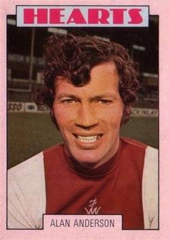 1973-74 A&BC Footballers (Scottish, Red backs) #143 Alan Anderson Front