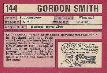 1973-74 A&BC Footballers (Scottish, Red backs) #144 Gordon Smith Back