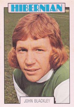1973-74 A&BC Footballers (Scottish, Red backs) #156 John Blackley Front