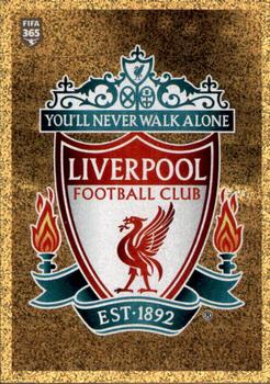 2021 Panini FIFA 365 The Golden World of Football #26 Liverpool FC Logo Front