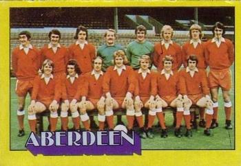 1974-75 A&BC Footballers (Scottish, Green backs) #1 Aberdeen Team Group Front