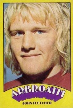 1974-75 A&BC Footballers (Scottish, Green backs) #3 John Fletcher Front