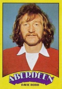 1974-75 A&BC Footballers (Scottish, Green backs) #4 Davie Robb Front
