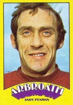 1974-75 A&BC Footballers (Scottish, Green backs) #13 Andy Penman Front