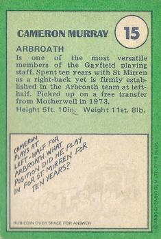 1974-75 A&BC Footballers (Scottish, Green backs) #15 Cameron Murray Back