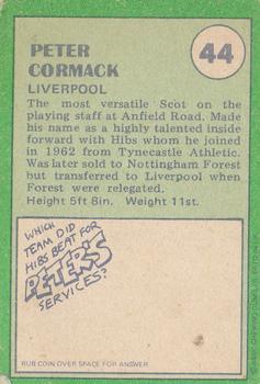 1974-75 A&BC Footballers (Scottish, Green backs) #44 Peter Cormack Back