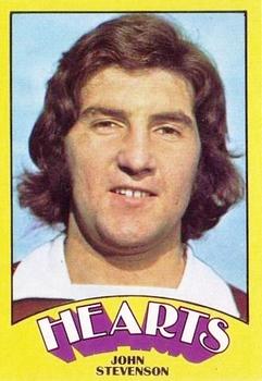 1974-75 A&BC Footballers (Scottish, Green backs) #60 John Stevenson Front