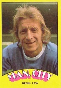 1974-75 A&BC Footballers (Scottish, Green backs) #63 Denis Law Front